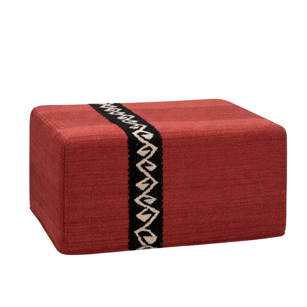 Pouf Red Fragment